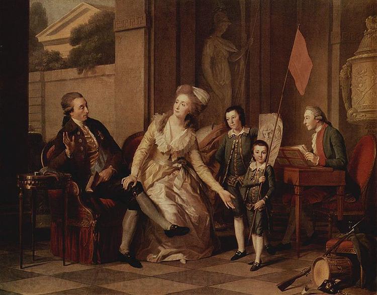 TISCHBEIN, Johann Heinrich Wilhelm Portrat der Familie Saltykowa